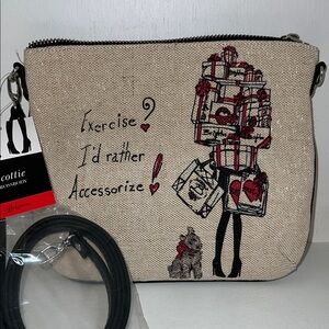 Brighton Beige and Red Fashion crossbody